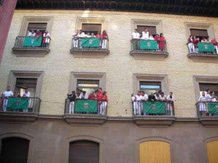 San Fermin - balcon