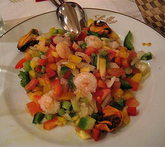 Ensalada de mariscos